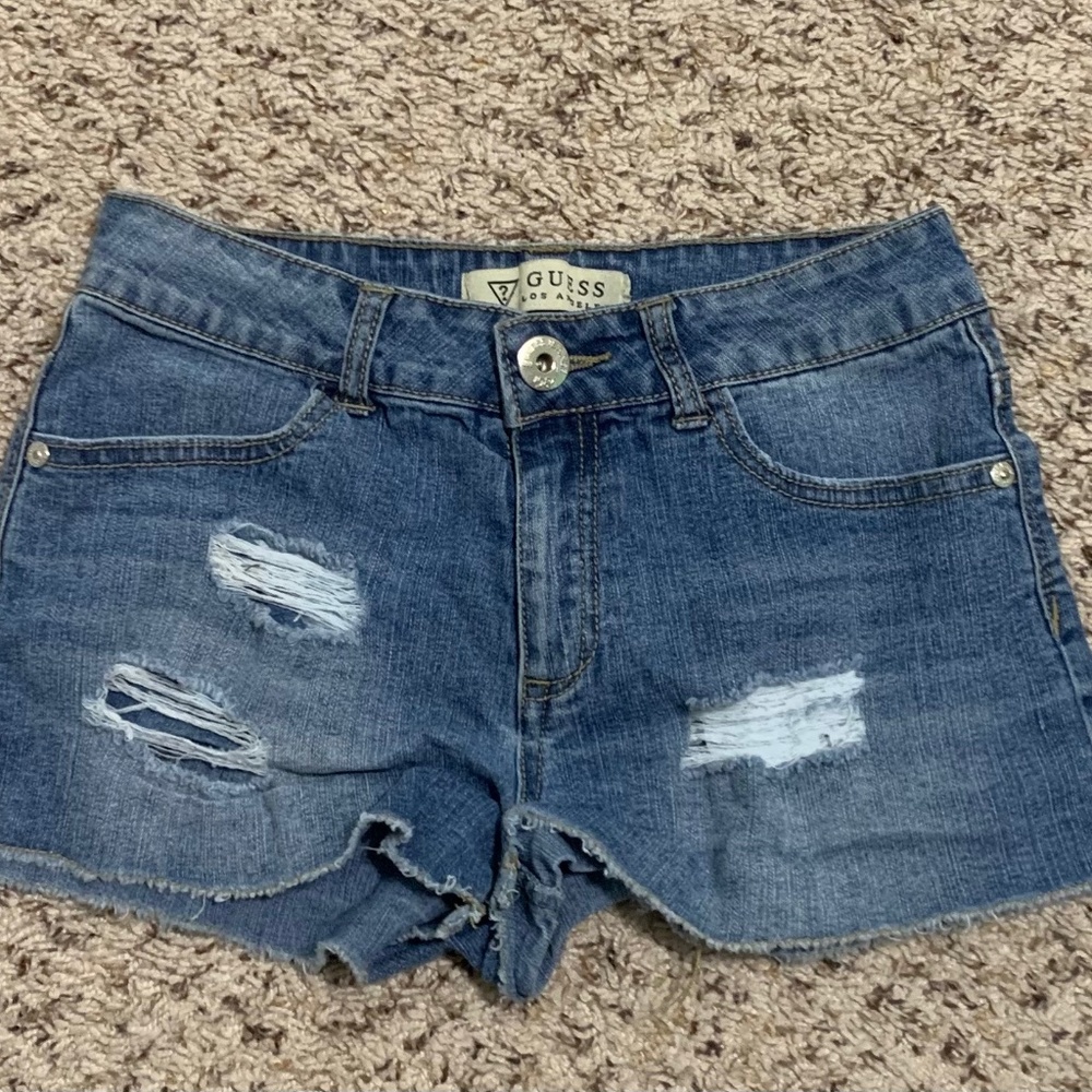 Guess jean stretch shorts 12